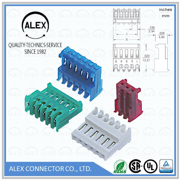 Feed-Thru Connectors / .100"(2.54mm) IDC Connector